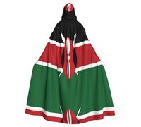 Flag Of Kenya Adult Hooded Cloak Cloak Women Men Halloween Costume Masquerade Cosplay Costume Christmas Party Robe