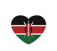 Flag Of Kenya Car Air Fresheners Cards - Set Of 4 Pieces,For Cars & Home, Long-Lasting Lavender Fragrance