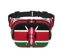 Flag of Kenya Fanny Packs for Women Men, Fashion Waist Packs for Workout Running Traveling Hiking