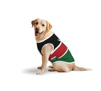 Flag of Kenya Pets Cotton Vest - Soft Lightweight T-Shirts,Flag of Kenya Print Sleeveless Tank Top Clothes for Medium Large Dogs