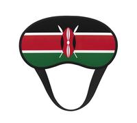 Flag of Kenya Print Adjustable Eye Cover for Sleeping, Comfortable, Pressure-Free and Breathable Sleeping Masks