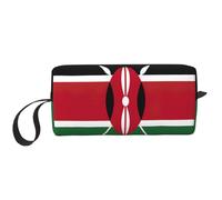 Flag of Kenya Print Compact Storage Pouch, Minimalist Carry Bag, Large Capacity Tote for Protective Carry