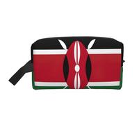 Flag of Kenya Print Toiletry Bag for Men, Cosmetic Bag Spacious Capacity Travel Toiletry Bag for Women