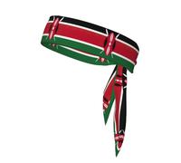 Flag of Kenya Sweat Absorbent Bandana Headband - Stay Dry & Comfortable During Outdoor Sports - Perfect for Men and Women