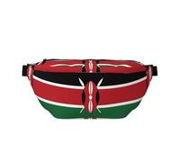 Flag of Kenya Versatile Running Waist Pack Lightweight Breathable and Adjustable for Travel Cycling and Everyday Use