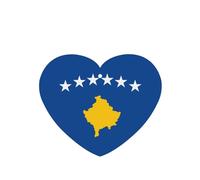 Flag Of Kosovo Car Air Fresheners Cards - 6 Pieces,Cardstock Scented Decor For Cars,Bedrooms, Closets