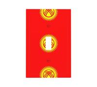 Flag of Kyrgyzstan Printed Decorative Switch Covers-Durable Single and Double Socket Plates for Light SwitchesStyle T