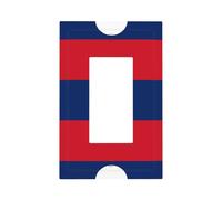 Flag of Laos Printed Decorative Switch Covers-Durable Single and Double Socket Plates for Light SwitchesStyle U