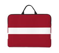 Flag of Latvia Patterned Laptop Sleeve Bag, 17 Inch Shockproof Laptop Sleeve, Slim Laptop Bag