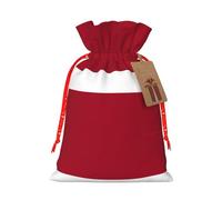 Flag of Latvia Print Christmas Bags with Drawstrings, Christmas Treat Pouches, Party Favor Bags S