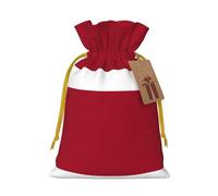 Flag of Latvia Print Christmas Bags with Drawstrings, Christmas Treat Pouches, Party Favor Bags S