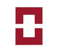 Flag of Latvia Printed Decorative Switch Covers-Durable Single and Double Socket Plates for Light SwitchesStyle U