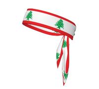 Flag of Lebanon Headbands,Sports Head Tie,Headband for Men and Women,Hair Band for Running, Workout, Football