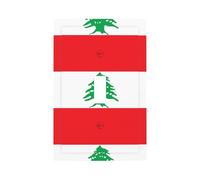 Flag of Lebanon Printed Decorative Switch Covers-Durable Single and Double Socket Plates for Light SwitchesStyle T