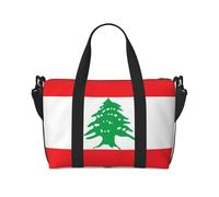 Flag of Lebanon Women's Hand-held Crossbody Travel Bag, Casual Handbag with Zipper, Suitable for Work, Travel, Fitness, Travel