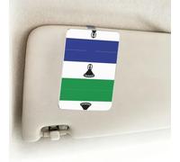 Flag of Lesotho Car Visor Photo Frame Acrylic