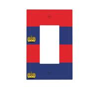 Flag of Liechtenstein Printed Decorative Switch Covers-Durable Single and Double Socket Plates for Light SwitchesStyle U