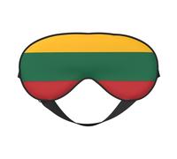 Flag of Lithuania Sleep Eye Mas Updated Design Light Blocking Night Eye Blinder Men Women Shift Travel Gifts