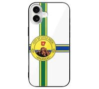 Flag of Little Rock Slim Glass Case Protective Classic Cell Phone Basic Cases Compatible with iPhone 16/16 Plus/16 Pro/16 Pro Max/16 E