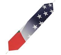 Flag of Madagascar And U.S. Table Runner Multi-Use Decoration Kitchen Dining Table Cover for Home Party Wedding