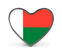 Flag of Madagascar Badge-Suitable for Students, Leaders, Teachers, Unit Commemorative Activities, Love Brooch Jewelry Decoration