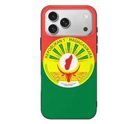 Flag of Madagascar National Emblem Compatible with iPhone 17/17 Air/17 Pro/17 Pro Max TPU Phone Case Slim Phone Protective Cover