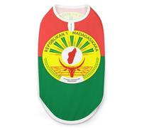 Flag of Madagascar National Emblem Cute Dog Clothes Costume Cat Pajamas Puppy Gift Pet Sweater Coat Jacket