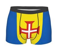 Flag of Madeira Men's Boxer Briefs Elastic Waistband Men's Boxer Briefs Black