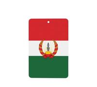 Flag Of Mahabad Car Air Fresheners Cards - 6 Pieces,Cardstock Scented Decor For Cars,Bedrooms, Closets