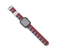 Flag of Malawi And U.S. Silicone Watchband Compatible with IWatch Classic Replacement Strap Soft Wristbands for Men Women 38mm/40mm