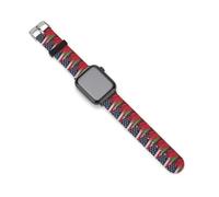 Flag of Malawi And U.S. Silicone Watchband Compatible with IWatch Classic Replacement Strap Soft Wristbands for Men Women 42mm/44mm