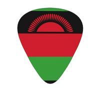 Flag Of Malawi Guitar Plectrums 12 Pieces For Ukulele Bass Instrument Accessories