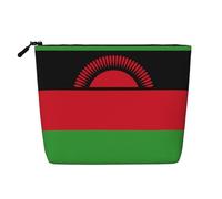 Flag of Malawi Waterproof Large Capacity with Zipper Travel Business Trip Home Multifunctional Makeup Bag Storage Bag Coin Purse
