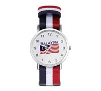 Flag of Malaysia Fashion Watches Men Women Wrist Watch Outdoor Sports