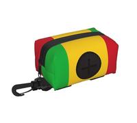 Flag of Mali Pet travel waste bag storage bag. Convenient storage, suitable for leash, with zipper, easy to carry when traveling.