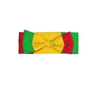 Flag of Mali Printed Baby Girl Headband â€“ with Adorable Bow, Perfect for Newborns, Infants, Little Girls