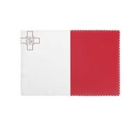 Flag of Malta 6-Piece Printed Placemat Set | 12x18-Inch Insulated Tabletops | Ideal Home Decor to Elevate Everyday Dining