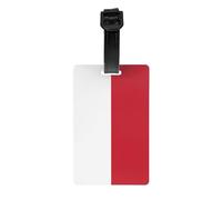 Flag of Malta Print PVC Luggage Tags for Suitcase, Detachable Wrist Strap, Quickly Identifier Travel Bag Tags