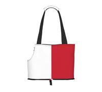 Flag of Malta Printed Portable Foldable pet Shoulder Bag, Suitable for Carrying Small Pets