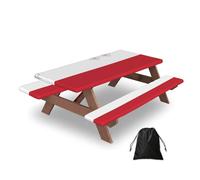 Flag of Malta Rectangular water-repellent picnic tablecloths, outdoor camping, picnic, BBQ