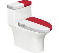 Flag of Malta Stretchy Toilet Lid and Tank Cover Set-Soft Elastic Bathroom Decor for U Shape Oval