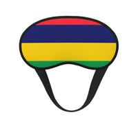 Flag of Mauritius Blackout Sleep Mask for Comfort Soft Indoor Outdoor Camping Travel Shift Change
