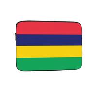 Flag of Mauritius Printed Laptop Sleeve, 13 inch Computer Bag, Suitable for Office, Travel, Commuting, and Business Trips.