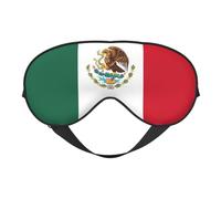 Flag of Mexico Print Eye Mask,Silk-Like Sleep Mask,Night Sleeping Mask for Men Women,for Sleep Relaxation