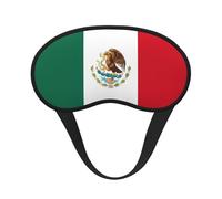 Flag of Mexico Sleep Mask Soft Eye MaskBlindfold Eyeshade Smooth Comfortable Eye Cover with