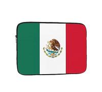 Flag of Mexico Unisex Shockproof Laptop Sleeve, Made of high-Density Oxford Fabric, Convenient Zipper Opening