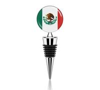 Flag of Mexico Wine Stopper Wine Stoppers for Wine Bottles Wine Bottle Stopper Wine Stoppers Vacuum Funny Wine Stopper Cute Wine Stopper Vacuum Wine Stopper Wine Topper