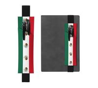 Flag of MexicoPrinted Leather Pencil case Bookmark, Dual-Purpose, Suitable for Marking journals, Diaries, Manuals, etc.