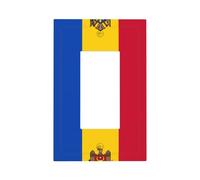 Flag of Moldova Printed Decorative Switch Covers-Durable Single and Double Socket Plates for Light SwitchesStyle U