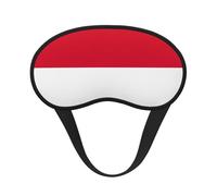 Flag of Monaco Elastic Band Eye Mask for Sleeping, Blackout Sleep Mask Block Light, Comfortable Travel Nap